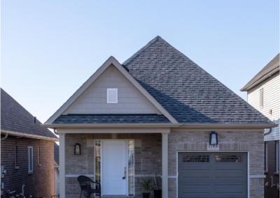 front of a house